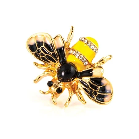Broche "Mon premier vol" – Abeille jaune avec détails argentés Cadeaux et divers