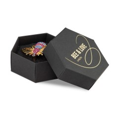 Broche "Mon premier vol" – Abeille jaune avec détails argentés Cadeaux et divers