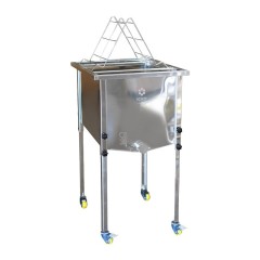 Entdeckelungsbehälter aus Edelstahl Legroc 60cm