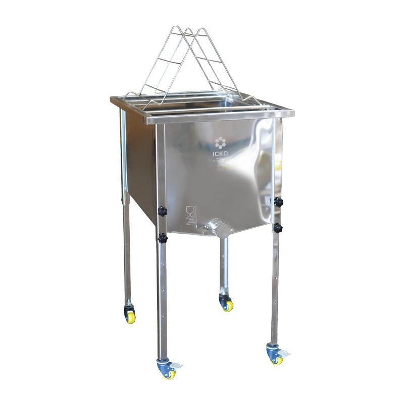 Entdeckelungsbehälter aus Edelstahl Legroc 60cm Entdeckelungsbehälter aus Edelstahl Legroc 60cm