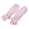 Guanti da apicoltore Pink Line in pelle fiore – Colore rosa