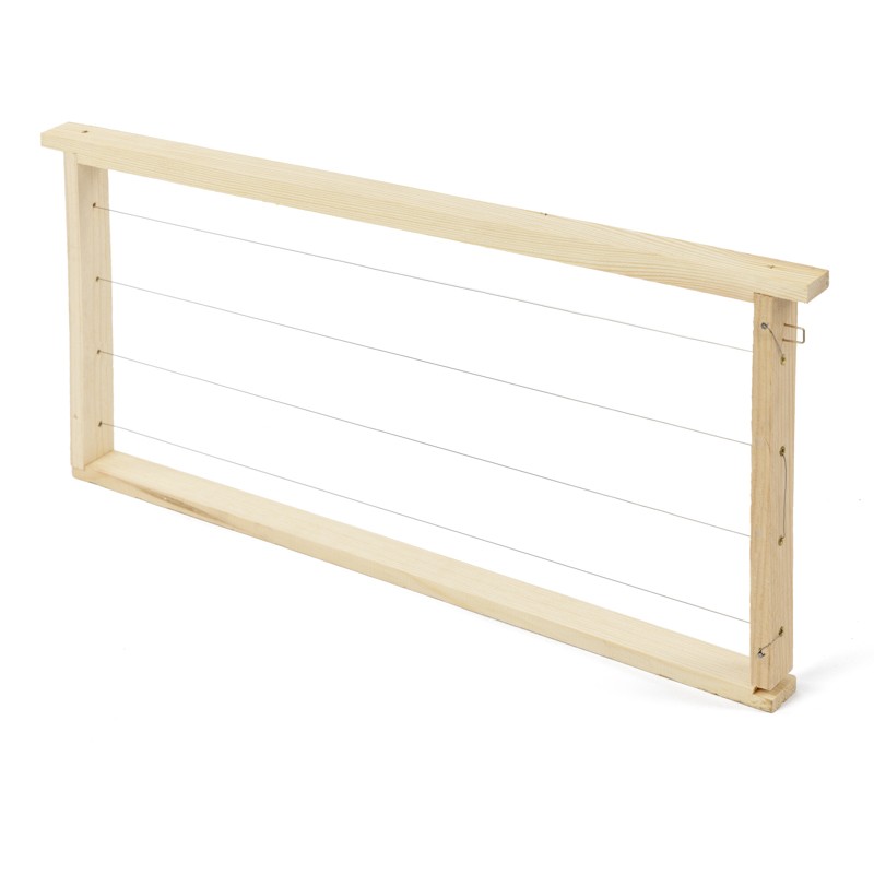 Cuadro Langstroth recto tensado y alambrado horizontal Cuadros de colmena
