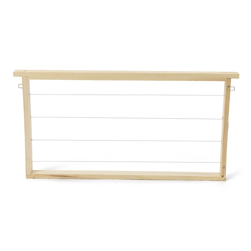 Straight Langstroth frame – stainless steel wire (horizontal) Beehive frames