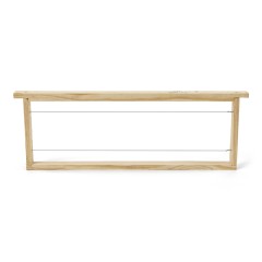 Dadant Blatt Medium Super Frame – Straight, Stainless Wire (47×16 cm) Beehive frames