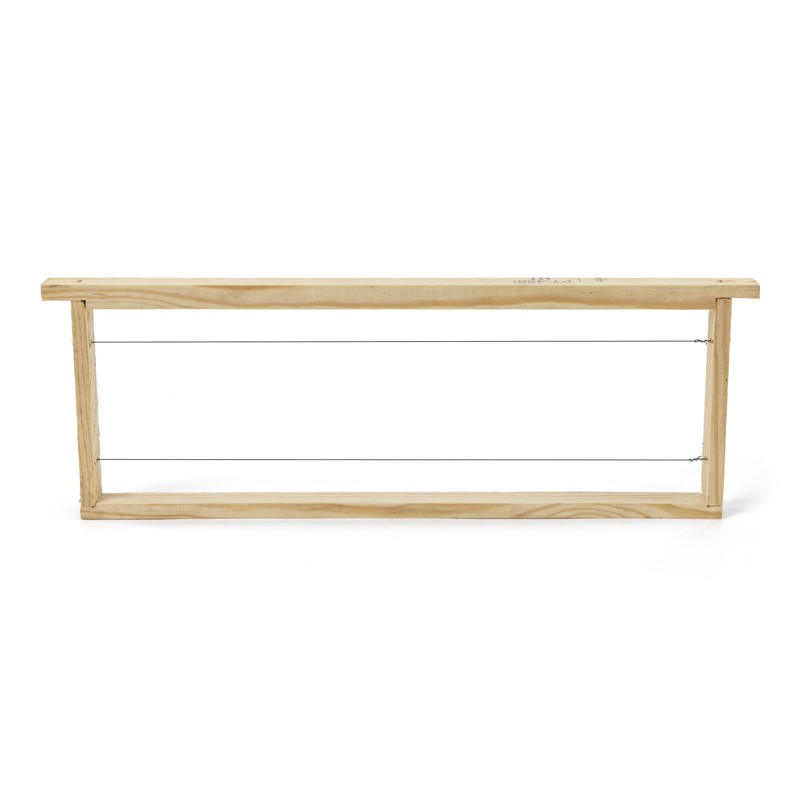 Dadant-Blatt-Honigraumrahmen gerade, Edelstahldraht (47×16 cm) Dadant-Blatt-Honigraumrahmen gerade, Edelstahldraht (47×16 cm)