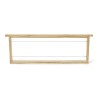 Dadant Blatt Medium Super Frame – Straight, Stainless Wire (47×16 cm) Beehive frames