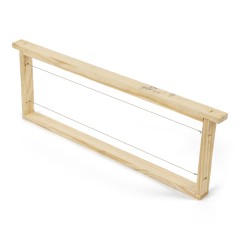 Dadant Blatt Medium Super Frame – Straight, Stainless Wire (47×16 cm) Beehive frames