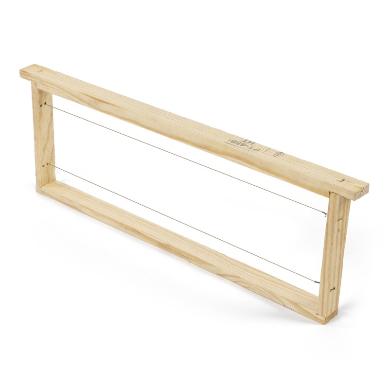 Dadant Blatt Medium Super Frame – Straight, Stainless Wire (47×16 cm) Beehive frames