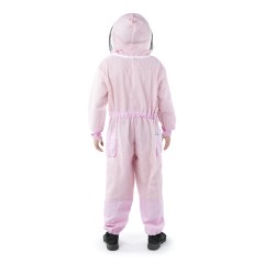 Imkeranzug Pink Line belüftet mit Fechterschleier – Farbe Rosa