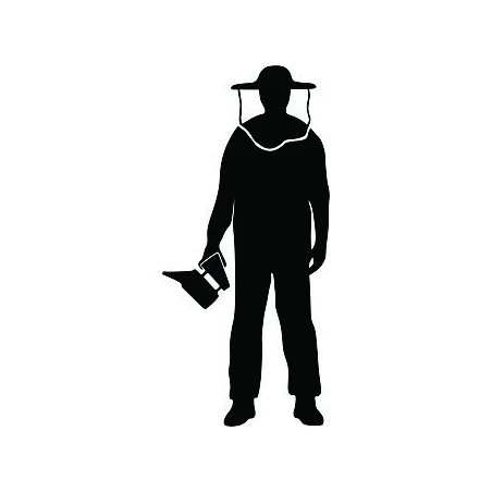 Black beekeeper vinyl car sticker Bee signs