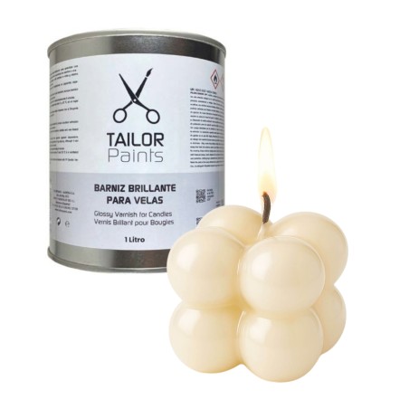 Barniz brillo para velas en frío 1000ml Material para hacer velas