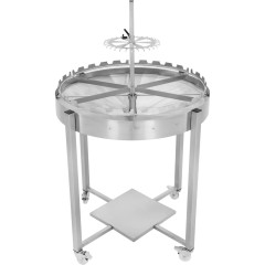 Professional 30-Frame Rotary Carousel for Honey Ø900 mm Uncapping tools