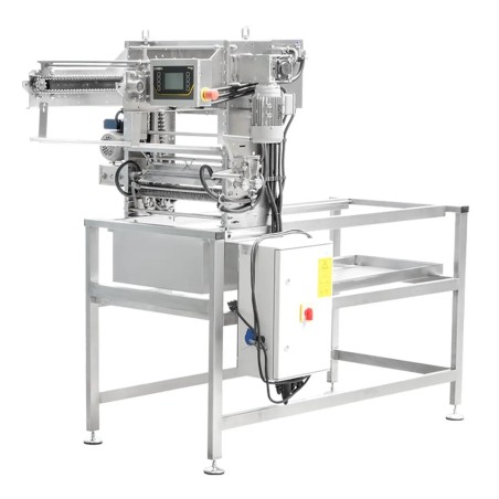 Automatische Entdeckelungsmaschine mit Zuführung und beheizten Messern PREMIUM-LINIE (400V)