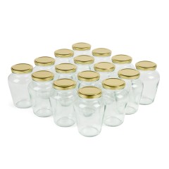 Vaso in vetro Saldae 520 ml bocca TO 66 - Pack 16 un.