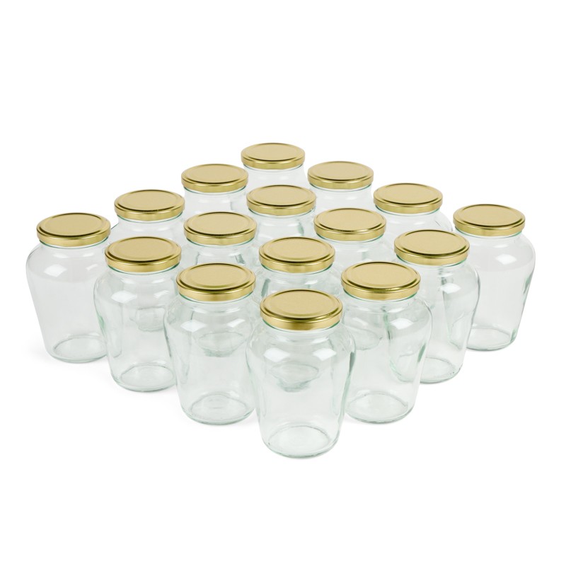 Saldae 520 ml Glass Jar TO66 - Pack 16 un. Glass jars