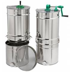 Extractor de miel manual 3 cuadros universales ESPACE/REGATA con madurador 100 kg integrado Extractores de miel