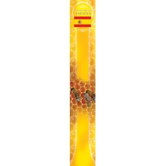 Selbstklebendes Deckelsiegel „Herkunftsland Spanien Honigwabe Gold“ – Pack 100 Stk.