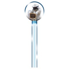 Selbstklebendes Deckelsiegel „Imker bei der Arbeit“ – Pack 100 Stk.