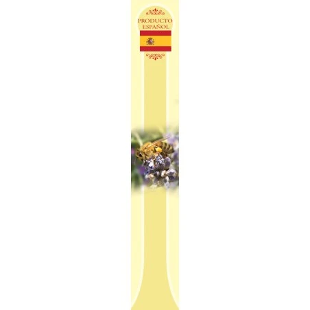 Precinto autoadhesivo tapa “Producto Español Lavanda” – Pack 100 uds Embalajes