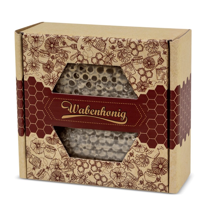 Kartonverpackung für Wabenhonig Kartonverpackung für Wabenhonig