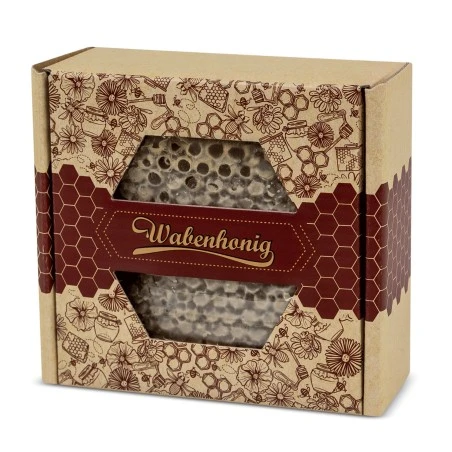 Kartonverpackung für Wabenhonig