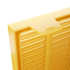 Kunststoffkiste für den Transport von Bienenpaketen
