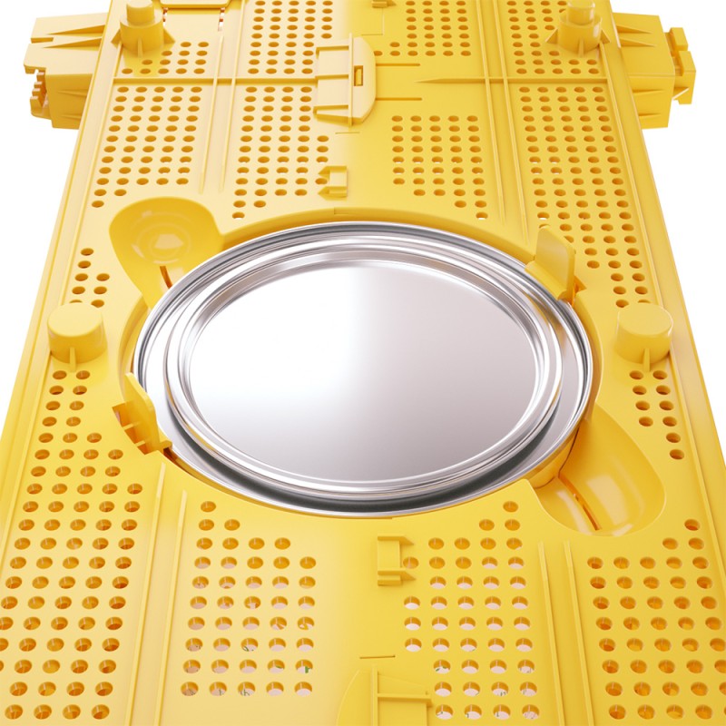 Caisse plastique pour le transport de paquets d’abeilles Ruchettes