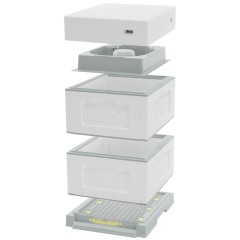 LYSON Multi-frame Langstroth Beute aus Polystyrol