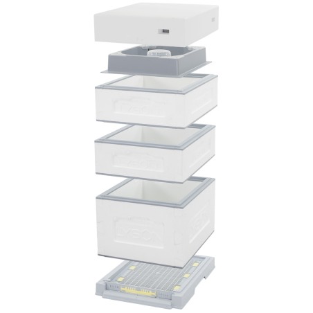 LYSON Multi-frame Dadant Blatt Beute aus Polystyrol