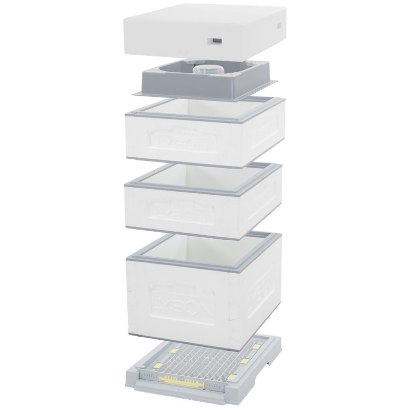 LYSON Multi-frame Polystyrene Dadant US Beehive Polystyrene BeeHives LYSON Multi-frame Polystyrene Dadant US Beehive Polystyrene BeeHives