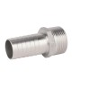 Raccord mâle fileté avec embout cannelé inox Robinets