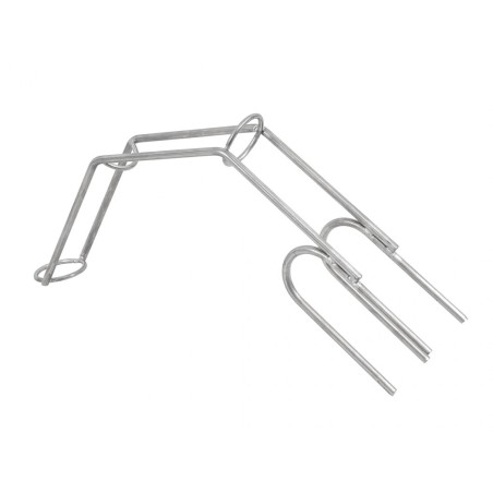Supporto inox per tubo da 40 (1 1/2")