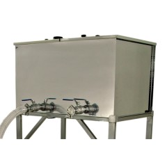 Serbatoio riscaldato doppia camera 300 L con supporto