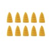 Tray of 12 Mini Conical 100% Beeswax Candles Beeswax candles