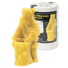 Kerzenform – Bär und Fass