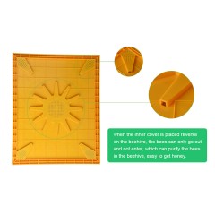 Plastic multi-escape clearer inner board Bee Escapes