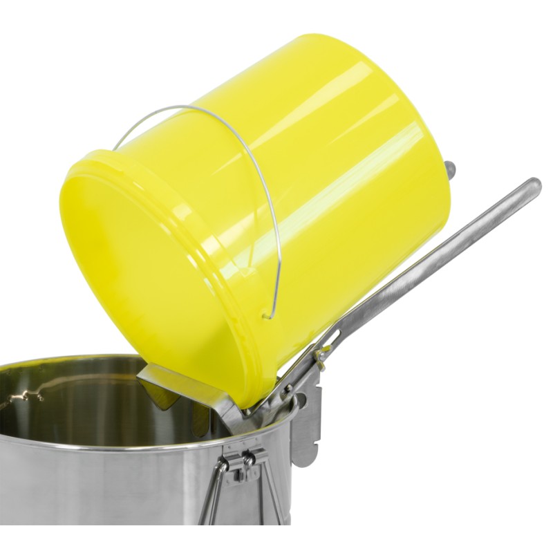 Suporte para despejar Baldes em inox