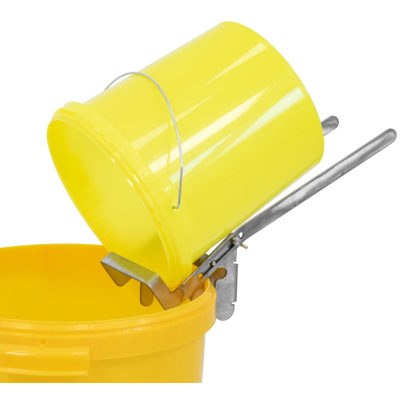 Suporte para despejar Baldes em inox