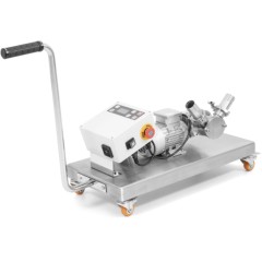 Honigpumpe 900 L/h mit Bedienpult und Fahrwagen - einphasig