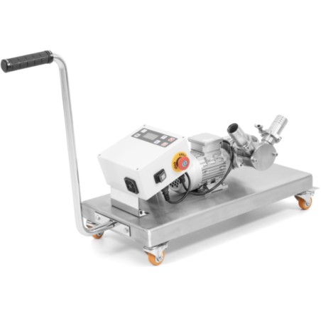 Bomba de mel 900 L/h com quadro de comandos e carro - monofásica