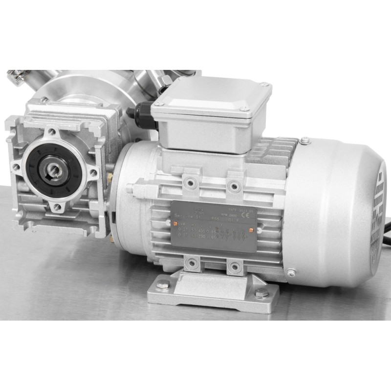 Honigpumpe 900 L/h mit Bedienpult und Fahrwagen - einphasig