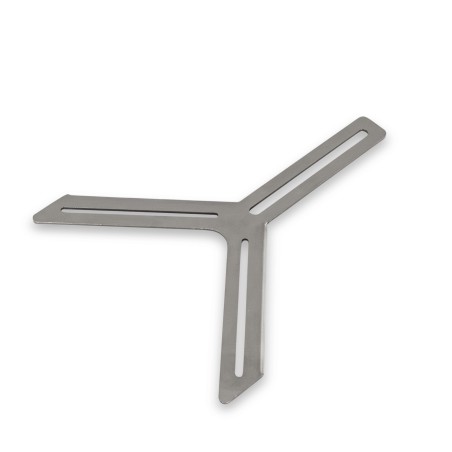 Supporto centratore a Y in acciaio inox per vasetti · Riempitrice Fillomat