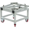 Adjustable wheeled stand for ripeners and creamers Honey Mixers