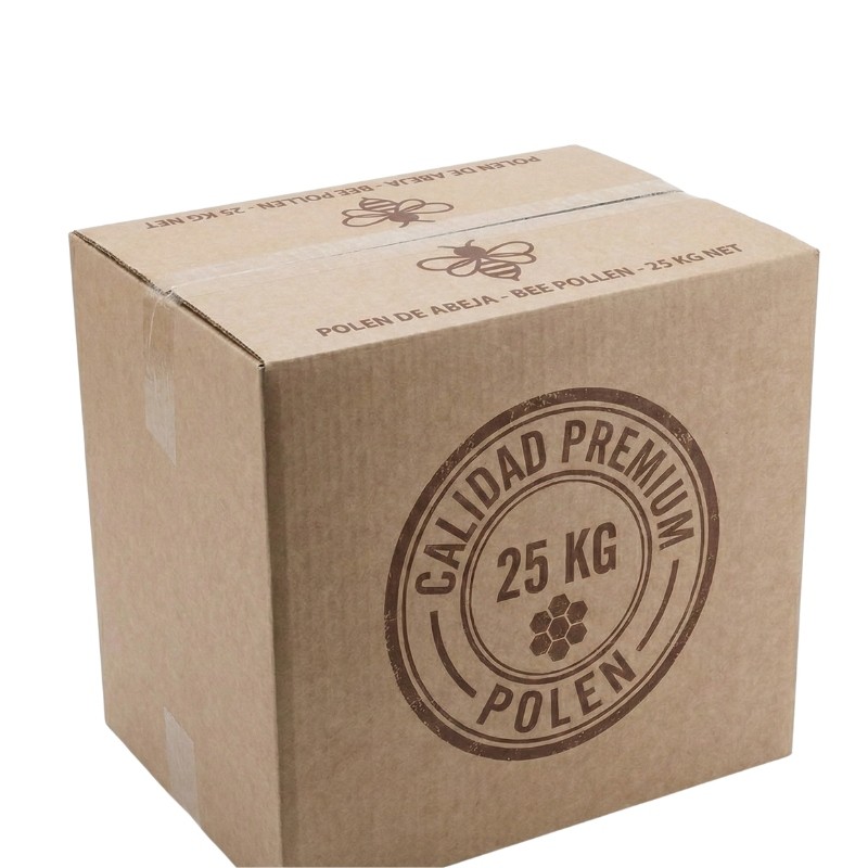 Double-wall corrugated cardboard box for pollen Bee Pollen
