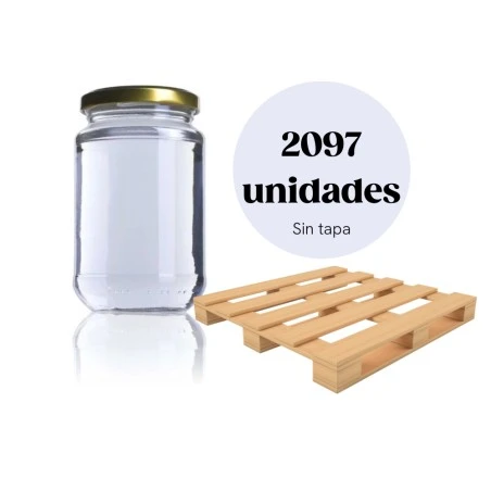 A370 Glass Jar Pallet 2097 units (Twist Off 63) Wholesale glass jars (by pallet)
