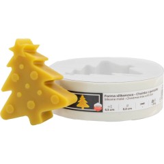 Kerzenform – Weihnachtsbaum mit Stern