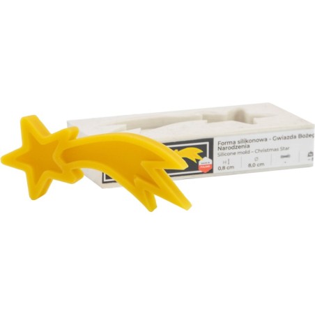 Molde para Velas – Estrela de Natal