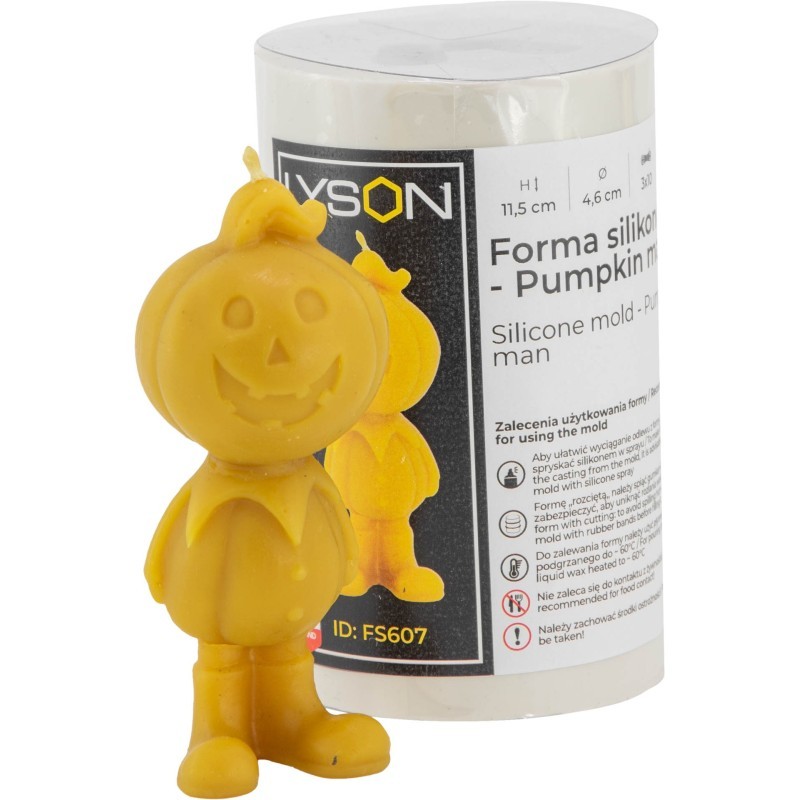 Moule à Bougie – Bonhomme Citrouille Moules à bougies