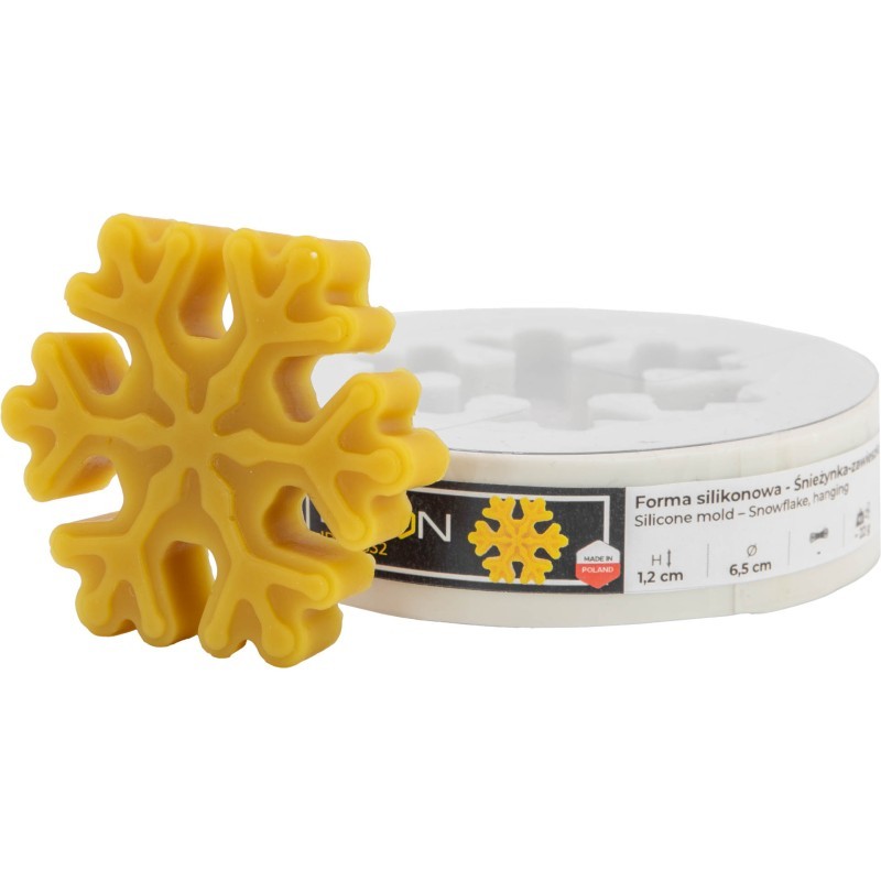 Candle Mold – Snowflake Pendant Candle moulds