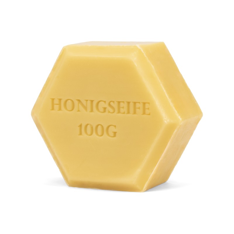 Honigseife mit Pollen